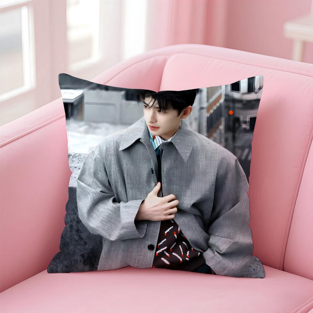 actor handsome YYang Yang Cushion Cover Pillow Case Soft Skin Friendly Fabric Concealed Zipper