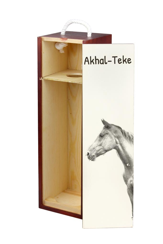 Akhal-Teke – Wine box with a horse, alcohol box with graphics | Art-Dog