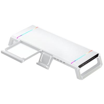 ICE COOREL Подставка-органайзер для монитора и ноутбука с USB-хабом и RGB-подсветкой