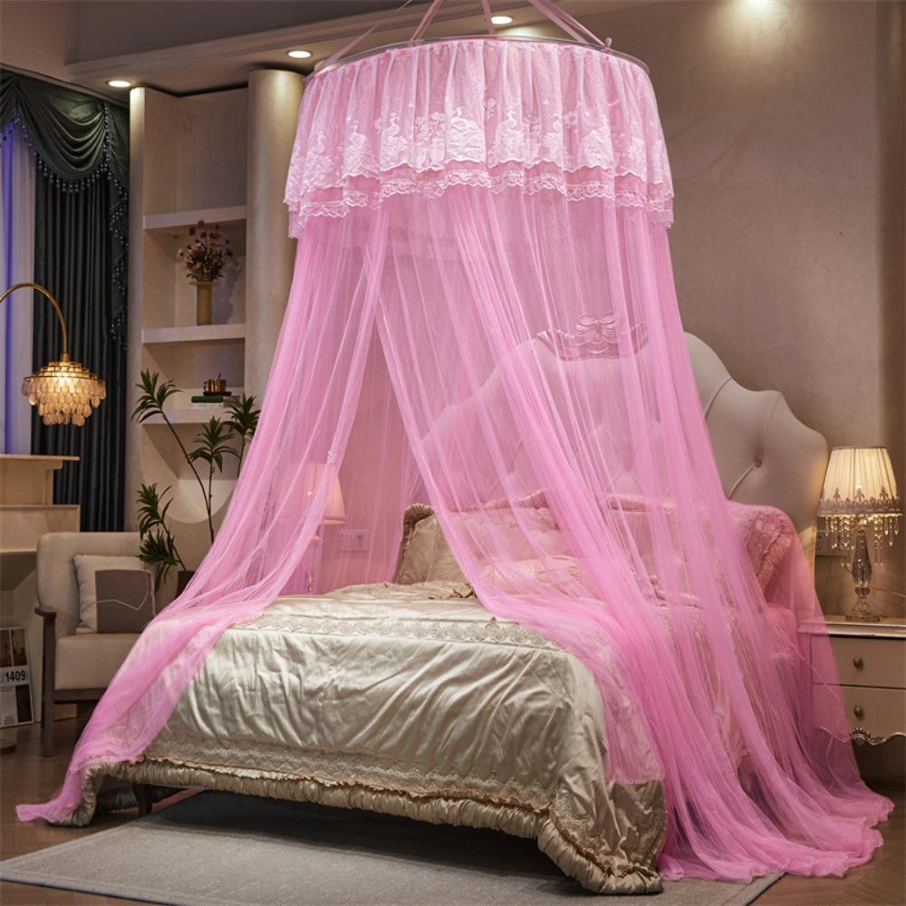 Lace Hanging Princess Mosquito Net Anti-bug Bed Canopy Romantic Queen-Size Bed Tent Summer