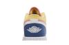Kids' Sneakers Nike Jordan 1 Low SE Multi Canvas (GS) White/French Blue/Topaz Gold/Coral Chalk