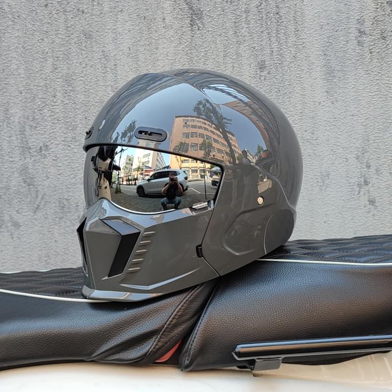 Новый Scorpion Retro Motorcycle Cascos Moto Locomotive Personality Многоцелевой комбинированный шлем Half ML XL XXL XXXL