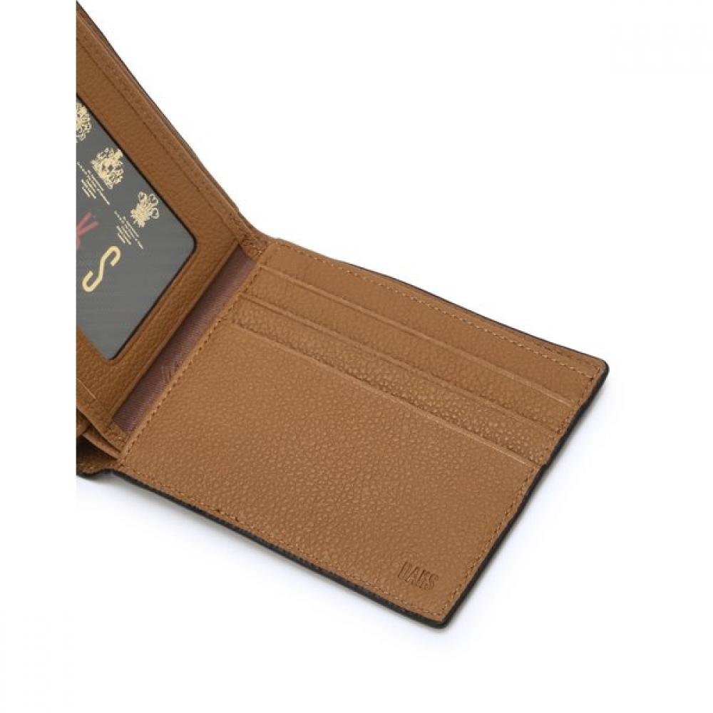 Daks Soft Twotone Wallet Black Brown Dbwa4f701bk