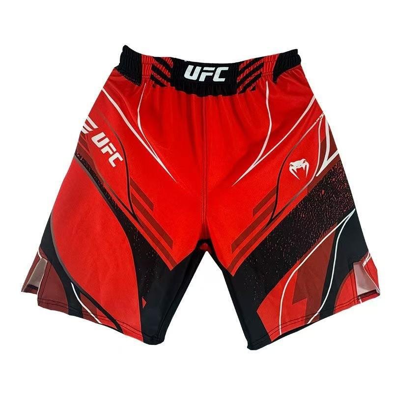 Men Women Quick Dry MMA Boxing Shorts Training Gym Running Sport Pants Loose Fit Athletic Workout