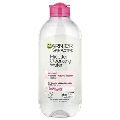 SkinActive, Мицеллярная очищающая вода, Все-в-одном, 400 мл (13,5 жидких унций)