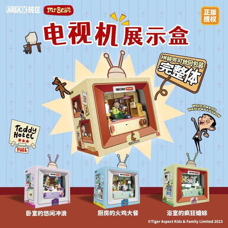 Areax Аниме Мистер. Серия Бобы Строительные Блоки для Комнаты Игрушки DIY Креативная Сборка Украшения Коллекция Строительные Блоки Подарки на День Рождения