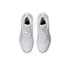 Asics Gelhoop V17 Удобная посадка Амортизация Нескользящие Прочные Дышащие Баскетбольные кроссовки средней высоты Унисекс кроссовки Белый Красный 1063A096-105