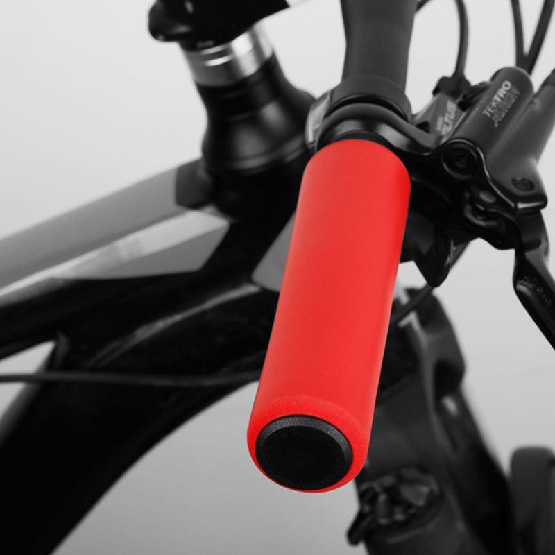 1Pair Silicone Cycling Bicycle Grips Outdoor Mtb Mountain Bike Handlebar Grips