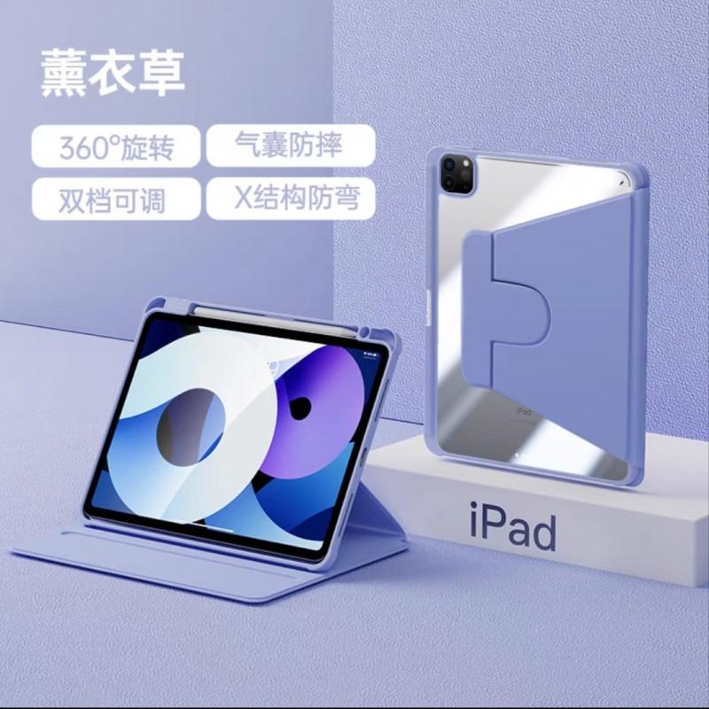 IPad 10th Gen 10.2 Inch Case With Pen Slot 360 Rotating Folio Cover TPU Full Protection Anti-Slip Shockproof Sleep Wake