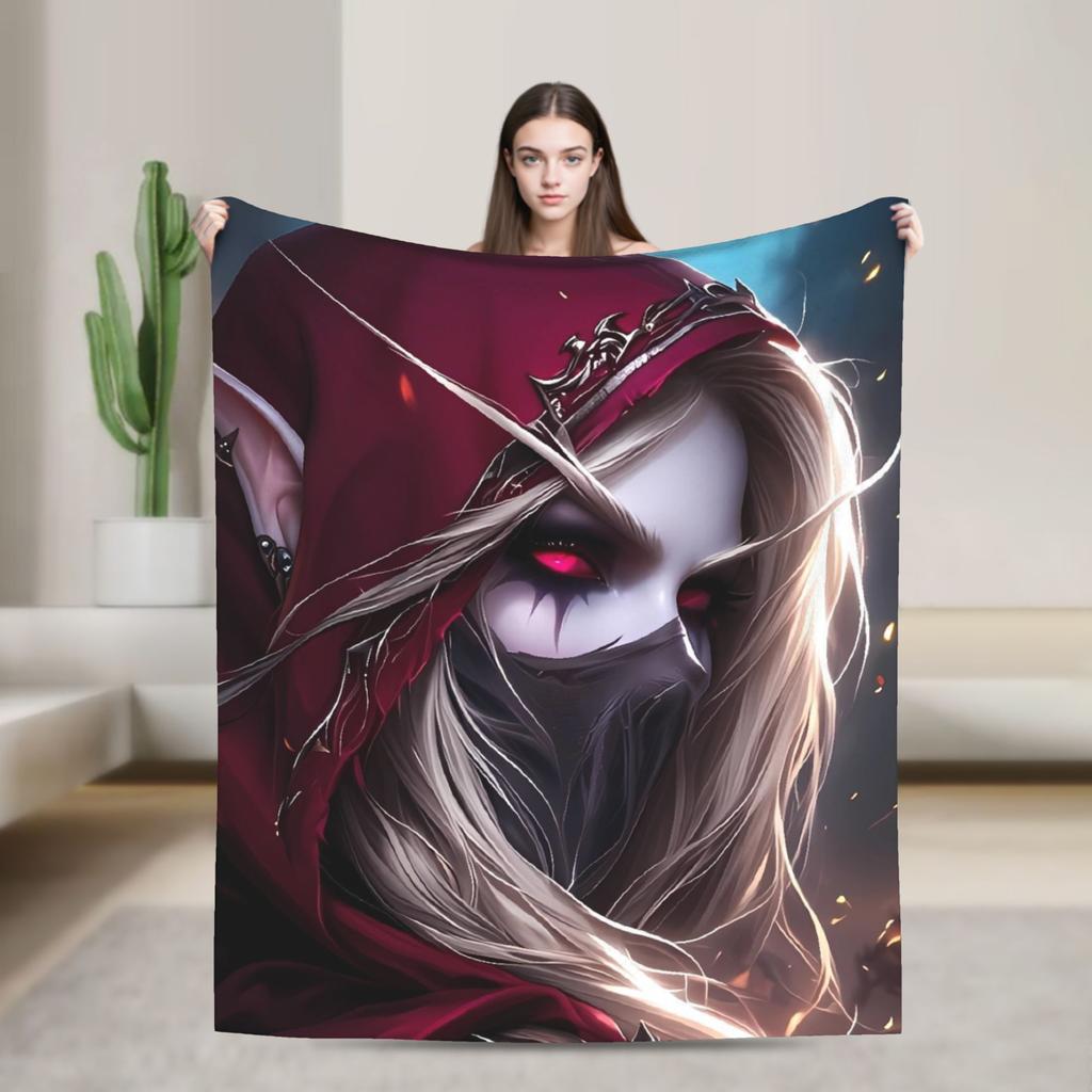World of Warcraft, WOW Плед Игровой Качество Супер Теплый Плед Плетение Зимний Пикник На Открытом Воздухе Графический Покрывало