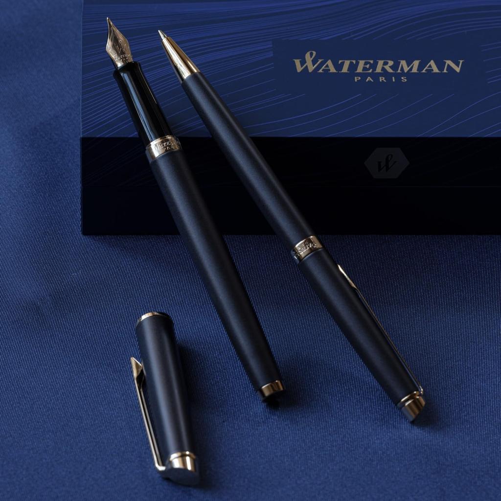Waterman Metropolitan Essential Лава Черный GT Перьевая Ручка Fine Подарок Премиум Официальный Продукт Номер 2217933 Ручка, Перо, В Коробке, Качество, Импорт,