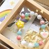 Cute Wind Summer Colorful Beaded Bracelets, Floral & Heart Design Candy Tone Bead Jewelry Perfect Gift