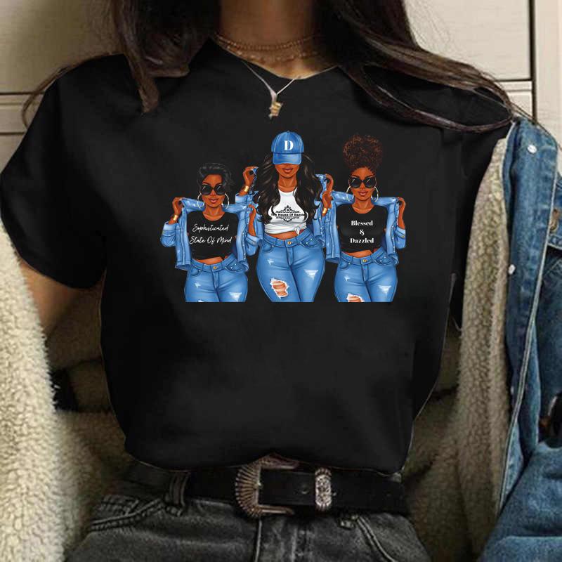 Fashion Friends Женская футболка с рисунком из мультфильма Женская футболка в стиле хип-хоп Женские рубашки Летний топ Уличная женская одежда