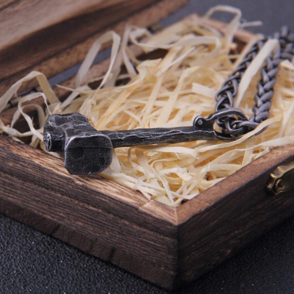 Nordic Thor's Hammer Necklace Vikings 459