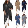 (Qunide) Womens Summer Casual Cardigans Loose Cover Ups Oversize Chiffon Cardigan Chiffon Top