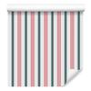 Modern wallpaper with colorful and vertical stripes for living room and bedroom 50x1000