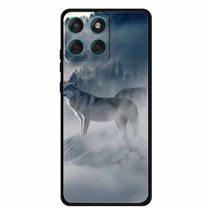 For Motorola Edge 60 Fusion Case XT2503-4 Wolf Lion Soft TPU Silicone Phone Cover for Motorola Edge 60 Fusion Case Fundas Coque