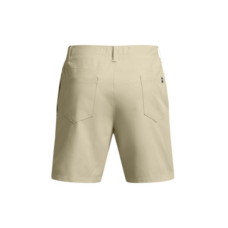 Under Armour Drive Deuces Однотонные Повседневные Удобные Прямые Шорты для Тренировок по Гольфу Средняя Посадка Спортивные Шорты Мужские Пыльно-Розовый Серый 1383157-273