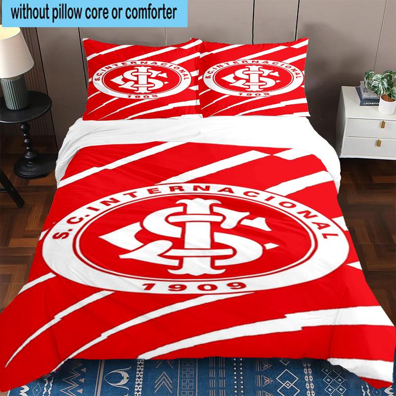 3pcs SC Internacional1 Printed Bedding Set Duvet Cover Closure Includes 1 Duvet Cover & 2 Pillowcases Bedding Sets Home Decor Gifts