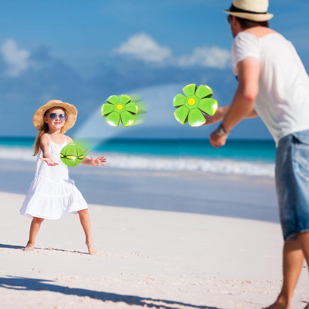 Детский декомпрессионный выхлоп деформирует декомпрессионный шар летающей тарелки