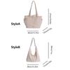 Korean Style Bow Tote Bag Large Capacity Women Handbag Sweet Polka Dot Shoulder Bag  Spicy Girl
