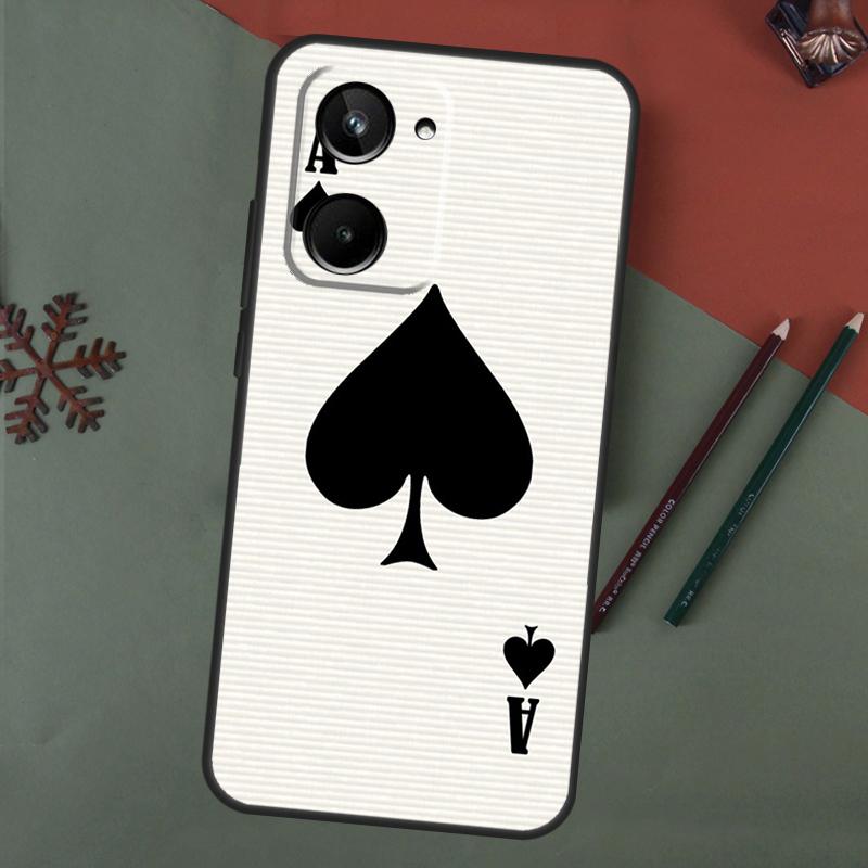 Ace of Spades Case For Realme C61 C53 C55 C33 C63 C51 C65 C67 C71 C75 11 12 13 14 15 Pro Plus GT6 GT7 Pro