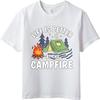 T Shirt Men Casual Round Neck Tee Brand Summer For Man tshirt Life Is Better At The Campfire Short Sleeve Soft Oneck Top Tees