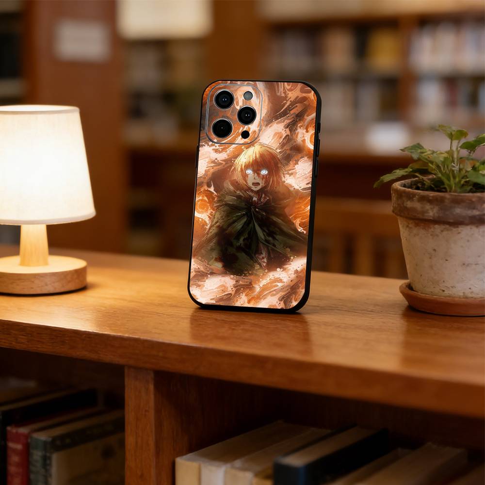 Чехол для телефона Атака Титанов Силиконовый Мягкий Для IPhone 17 16 15 14 13 12 11 X XR Plus Pro Max Plus
