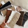 Cute Sweet Leg Warmers Knitting Long Stockings Fashion Boot Warmers  Autumn Winter