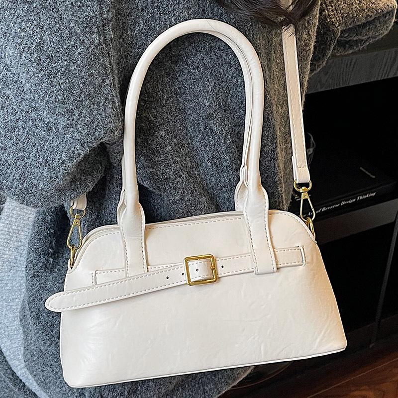 Модная, простая и элегантная повседневная сумка на одно плечо для женщин с большой вместимостью под мышками