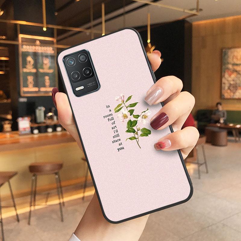 Чехол для телефона с художественным цветочным словом и цитатами для OPPO Realme GT 2 Pro X2 Pro XT C25S 8 7 6 Pro 6i GT Master C3 C21 C21Y C11 X3 SuperZoom