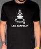 Футболка Led Zeppelin Круги на полях – Классический рок Ретро Футболка группы