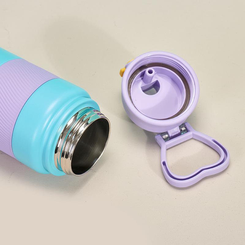Новая стальная термокружка Ton Ton Cup Портативная Портативная Большая Крышка Кружка с Соломкой Прыгающая Кружка для Воды Прочная Прочная Полезная