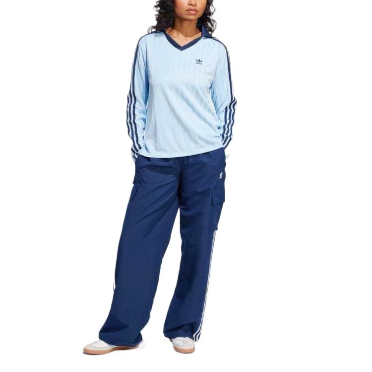 adidas Originals ADICOLOR Поло Женское Голубое JD2604