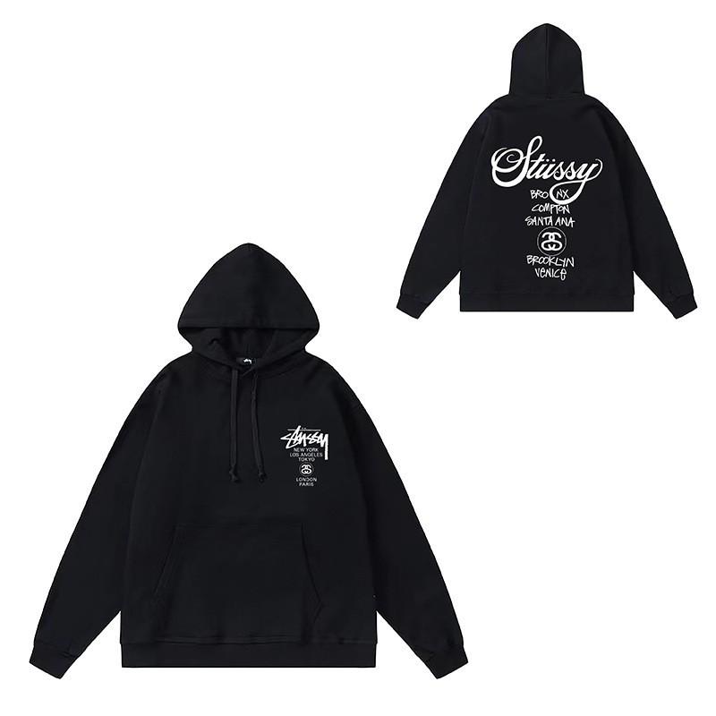 Unisex Hooded Cotton Sweatshirt Streetwear Letter Print Loose Fit Winter Casual Top Teens