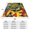 Пледы с рисунком Rat Fink Мягкий теплый фланелевый плед Покрывало для кровати Гостиной Пикника Путешествий Дома Дивана