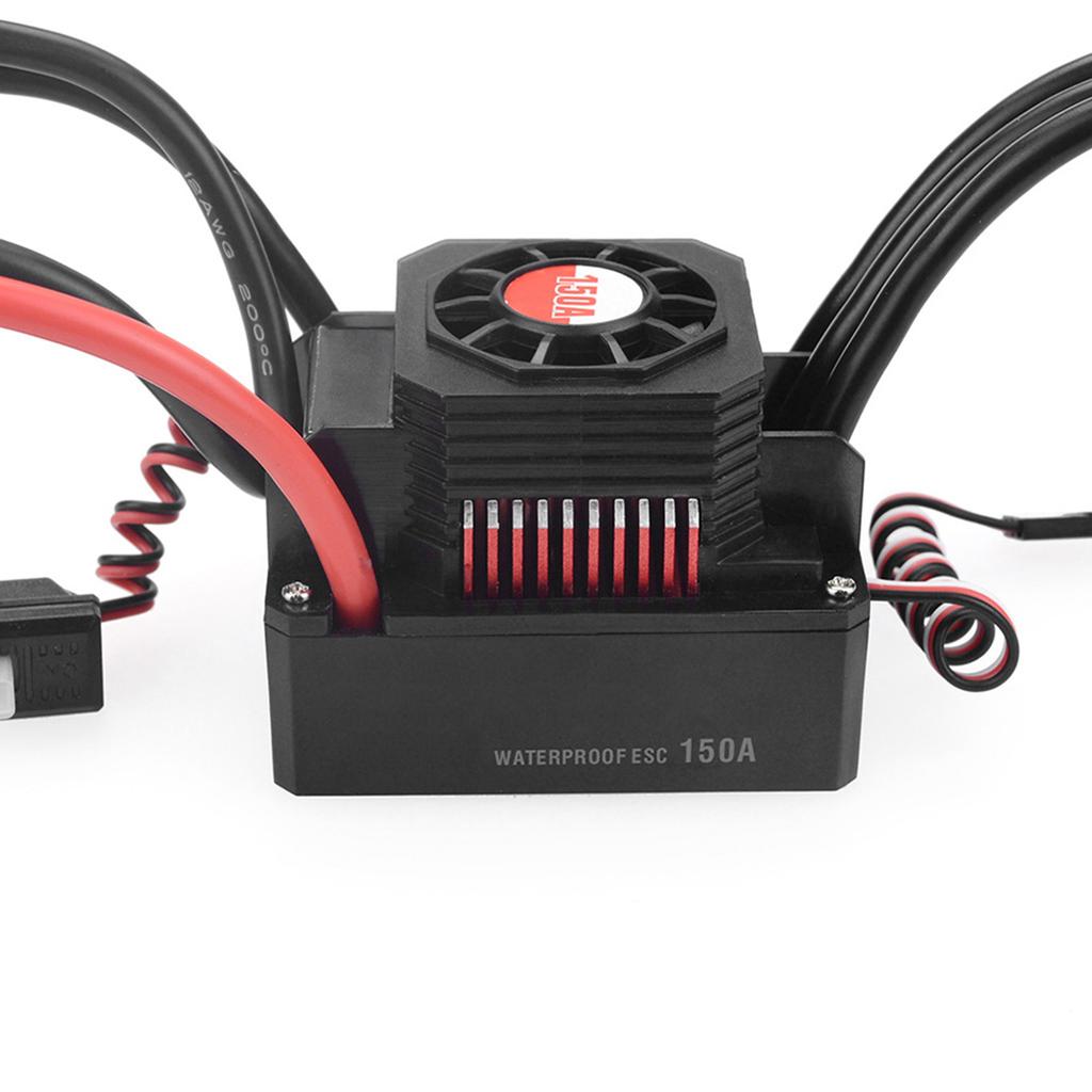 SURPASS HOBBY 150A Brushless ESC Waterproof Electric Speed Controller for 1 8 RC Truck Off road Car