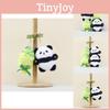 Cartoon Plush Adorable Bamboo Shoot Panda Keychain Cute Gift For Couples Friends And