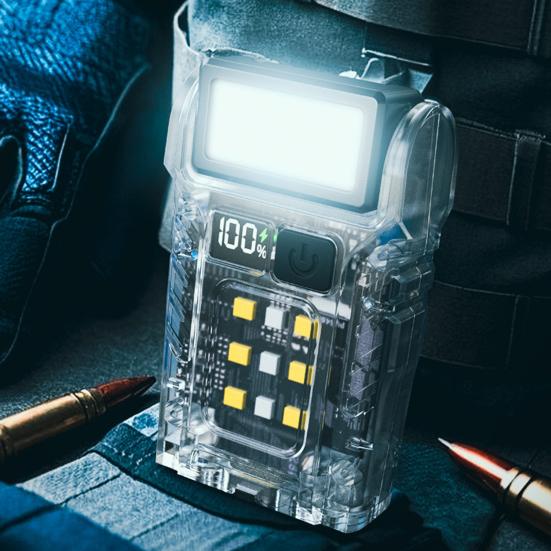 Светодиодный клип-фонарь для шляпы, вращающийся, портативный, с питанием от USB, мини-фонарик, легкий, портативный, для рыбалки на открытом воздухе, езды, кемпинга, налобный фонарь