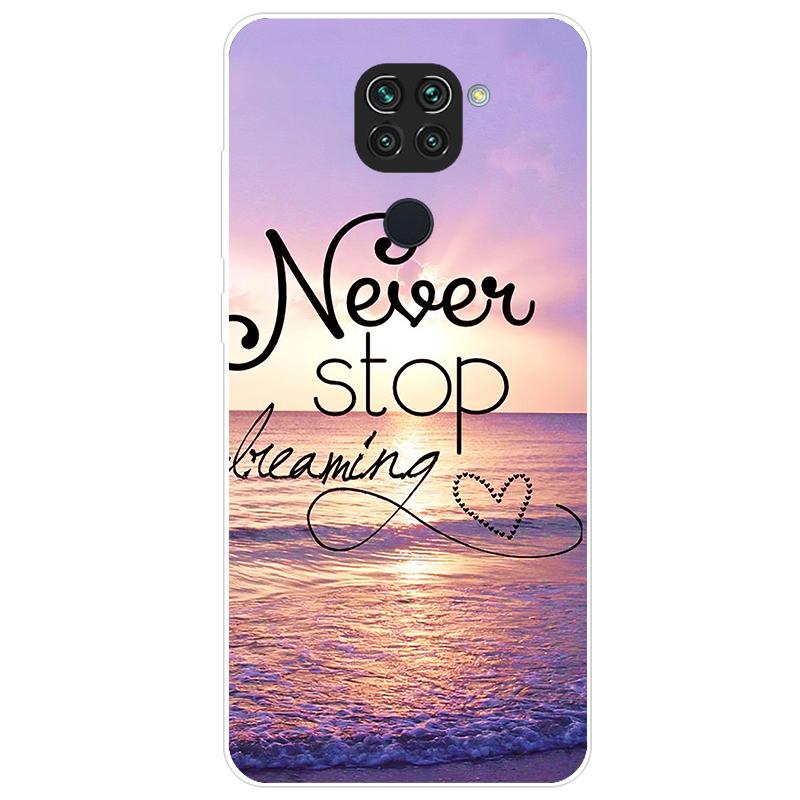 Чехол для телефона Xiaomi Redmi Note 9 Чехол 6.53;' Мягкий силиконовый чехол-накладка из ТПУ для Xiaomi Redmi Note 9, чехол-накладка Fundas Para