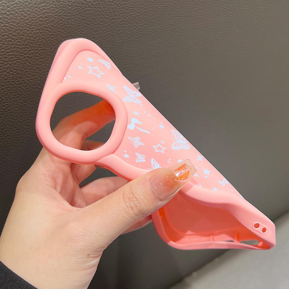 Окрашенный узор Big Wave Edge Мягкий силиконовый материал Macaron чехол для телефона противоударный защитный резиновый чехол для OnePlus Vivo Motorola Moto