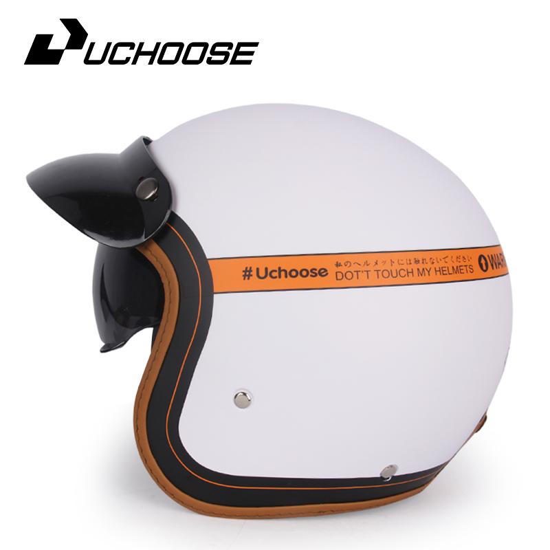 DOT сертифицированный ретро мотоциклетный шлем Cafe Racer Open Face Casco Moto Мотоциклетные аксессуары Мужские мотошлемы