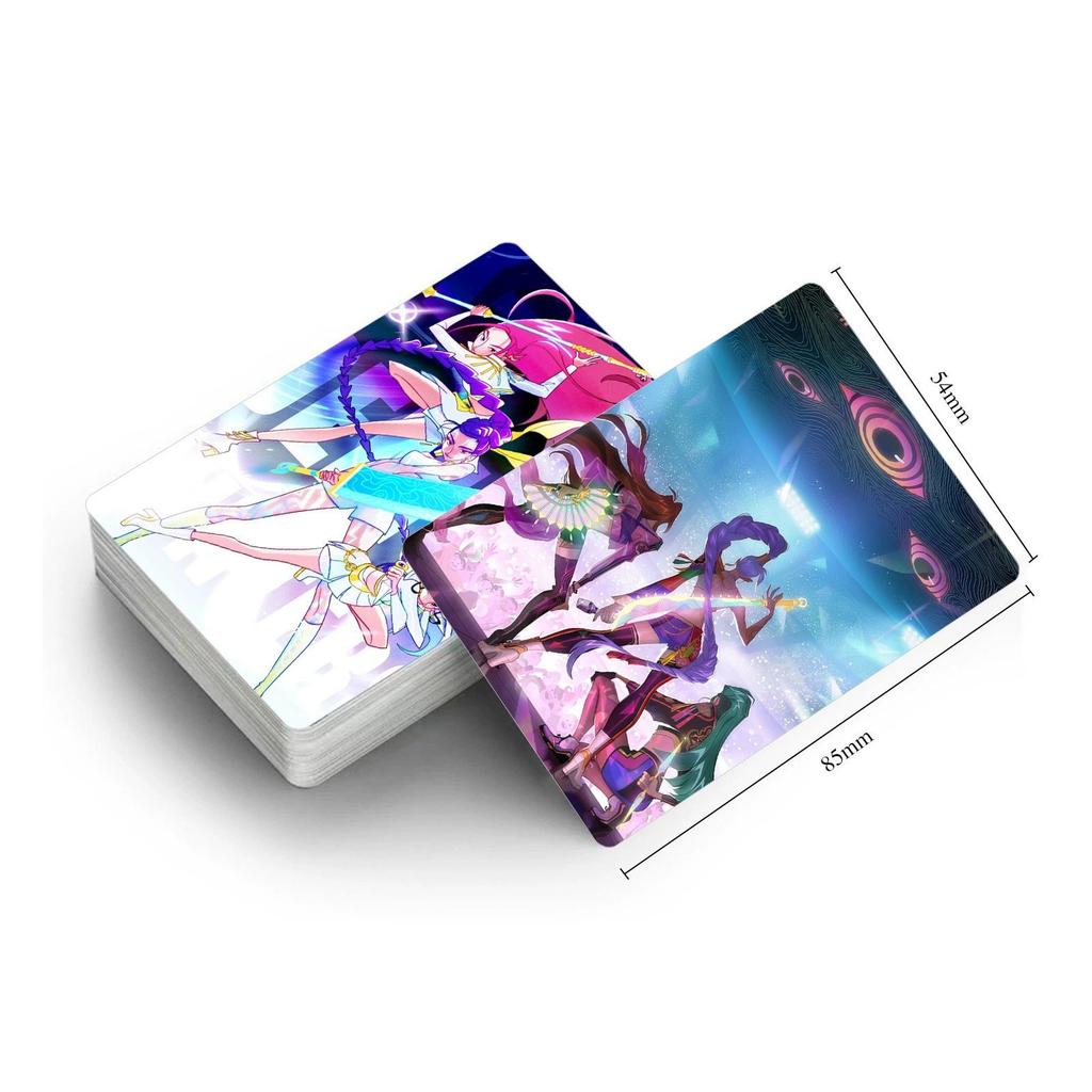 30-листовые K-POP Охотник на демонов Аниме Голографические LOMO Флэш-карточки