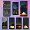 Кемпинг Природа Горы Роскошный Черный Чехол Для Телефона Для Samsung Galaxy S23 S24 S25 Ultra S22 Plus S21