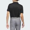 adidas Рубашка поло Performance Golf Solid Color Logo с коротким рукавом Polo для мужчин, черные IN6418