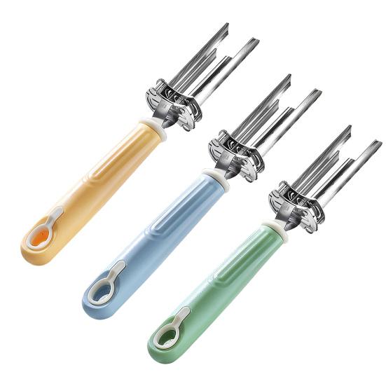 Регулируемый инструмент для удаления сердцевины из фруктов и овощей, из нержавеющей стали, для удаления семян из болгарского перца, кухонный гаджет для домашних блюд