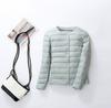 Autumn and winter new light down jacket women wear inside the liner with a round neck V-neck to keep warm, collarless light vest