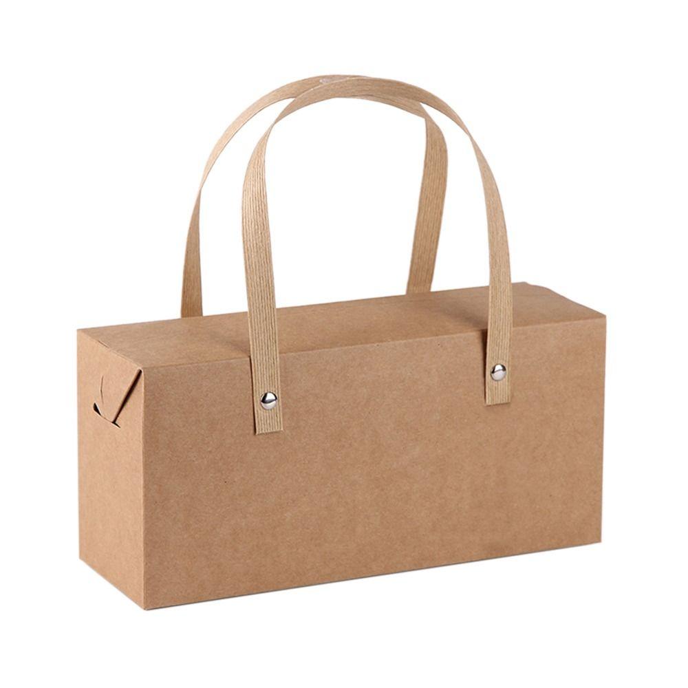 Party Bags Kraft Paper Shopping Bags Paper Paper Bags NEW Kraft Paper Candy Box  Wedding