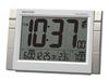 RHYTHM Alarm Clock Radio Clock Electronic Sound Alarm Temperature Calendar with Light 8RZ223SR03