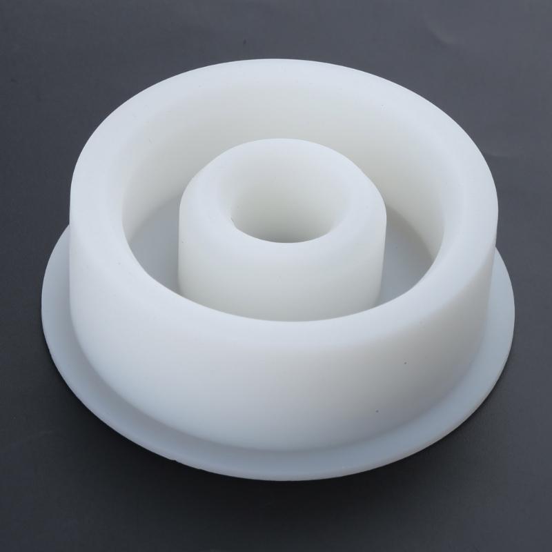 Литье из смолы, силиконовая форма для подсвечника, маленькая круглая форма, подходящая для эпоксидного подсвечника, семейного декора стола